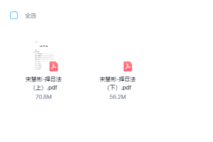宋慧彬《择日法》两册600多页-大海创业资源网