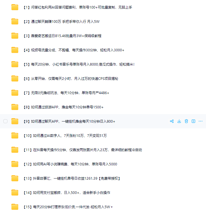🔥蓝海项目包持续更新！躺赚机会来了，手慢无！🔥-大海创业资源网